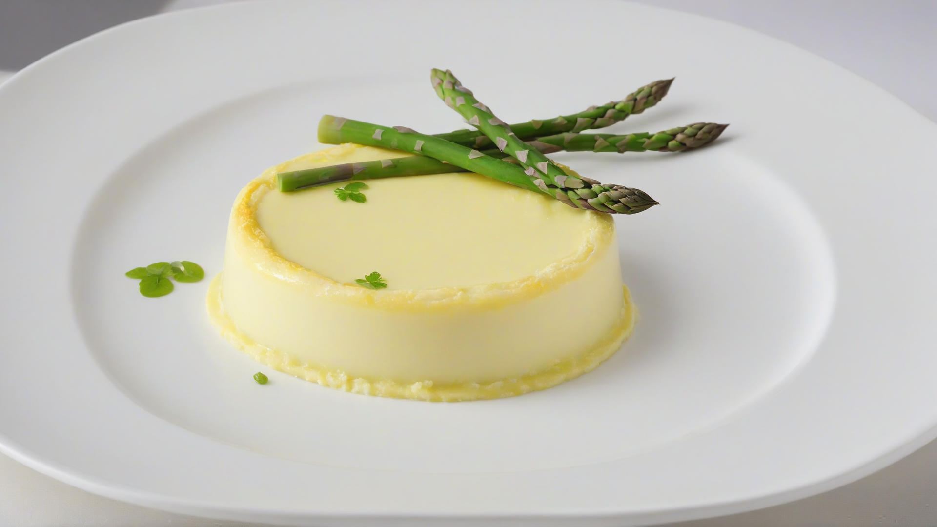 flan di asparagi